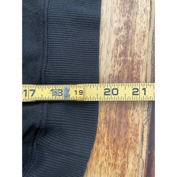 Z Supply Women's Black Crew Neck Long Sleeve Pullover Sweatshirt Size Medium - Picture 8 of 8
